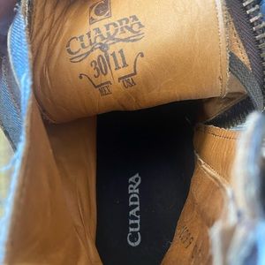 Only worn once, just wasn’t my style but are great boots. They are size 11.